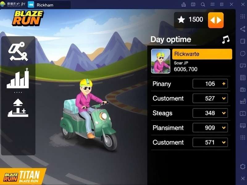 Rickshaw Blaze Run Titan Gameplay